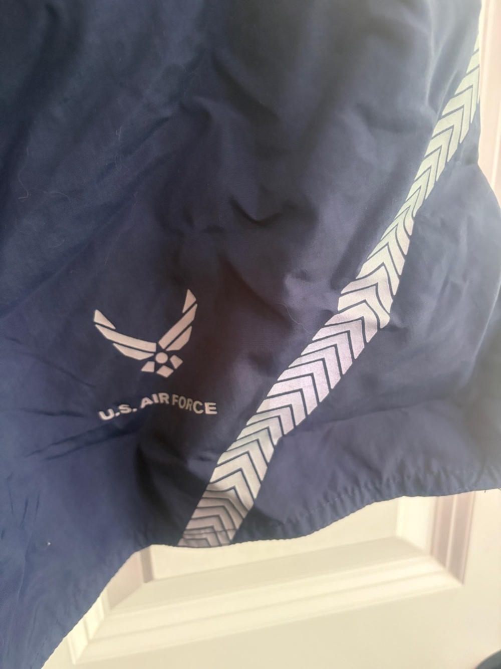 U.S. Air Force Men's Navy Athletic Shorts size L. Vintage 2000. Great condition. - Picture 3 of 8